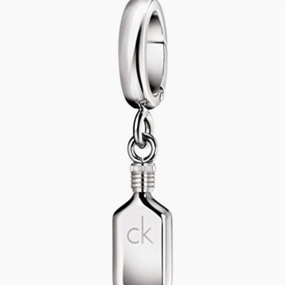 Calvin Klein Jewelry Wish Bottle Charm NWT Stainless Steel